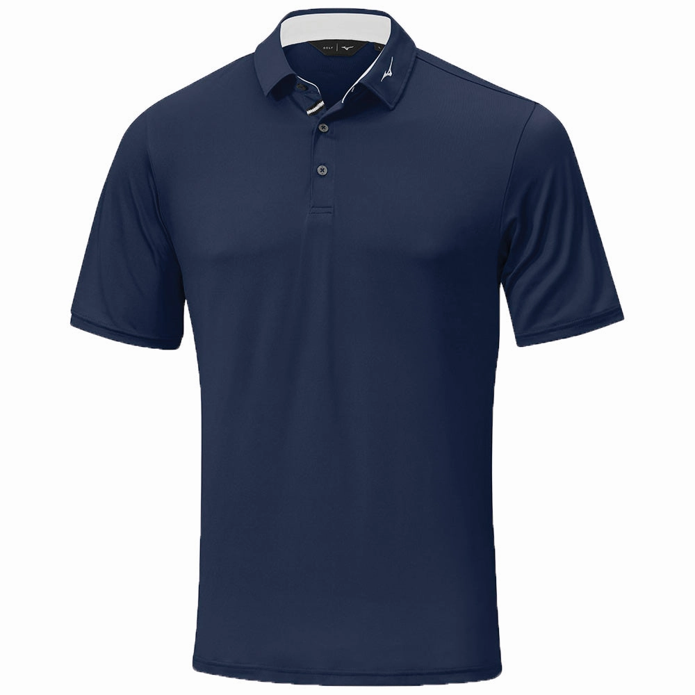 Mizuno Move Tech Quick Dry Polo Shirt - Deep Navy Easy and Relaxed Stylish Comfort