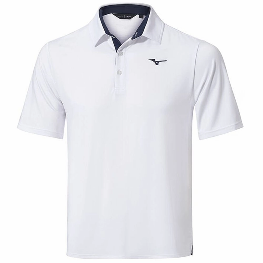 Soft and breathable Comfortable Style Mizuno Quick Dry Comp Polo Shirt - White