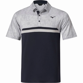 Mizuno Quick Dry Hazard ST Polo Shirt - Light Grey Bold and Comfortable