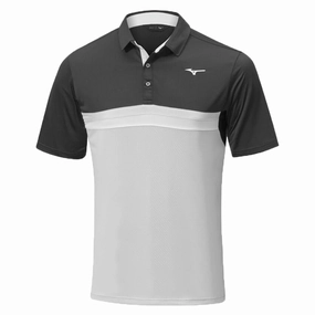 Mizuno Quick Dry Horizon Polo Shirt - Black Comfortable Fit Wear