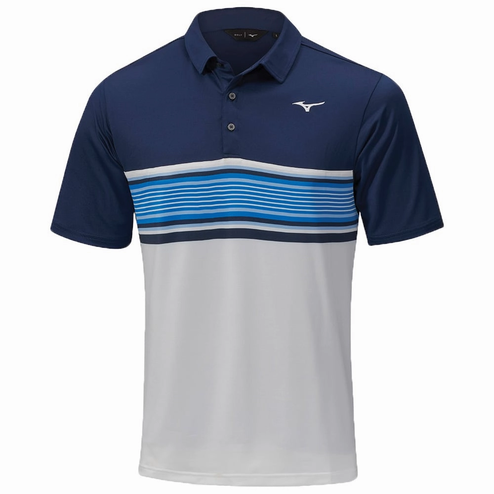 Fashion Must-Have Mizuno Quick Dry Oceanic Polo Shirt - Navy