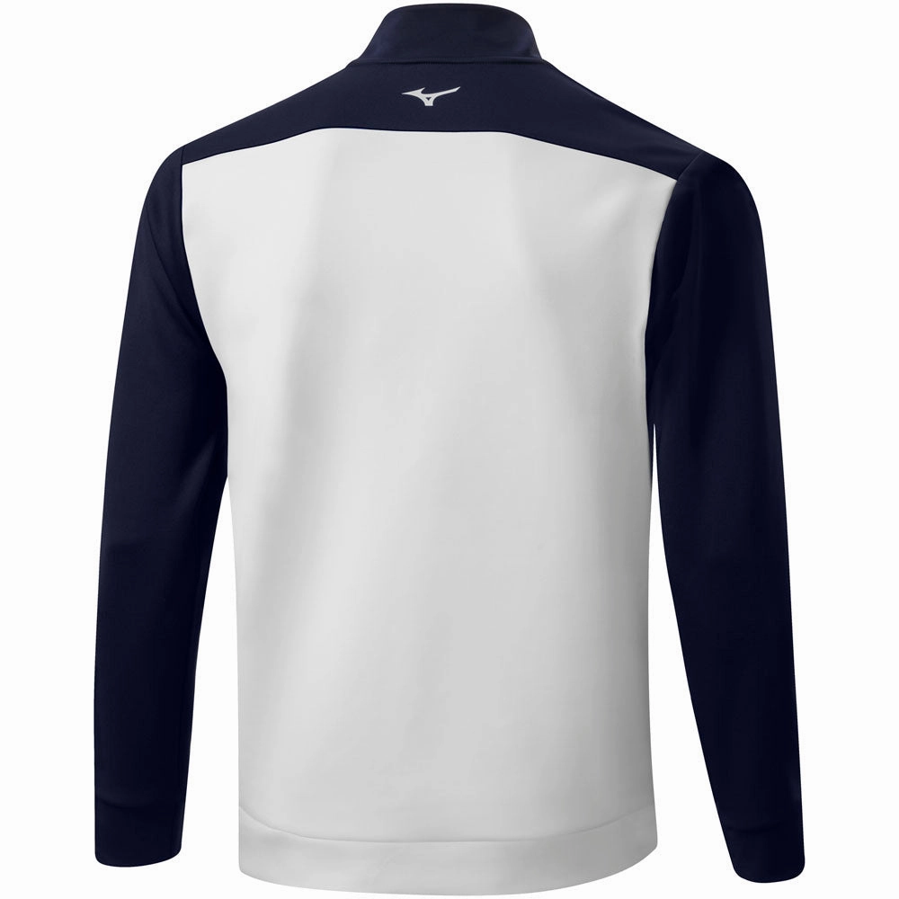 Mizuno RB 1/4 Zip Pullover - White product office appropriateness Home friendly