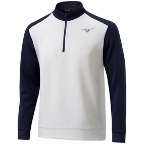 Simple Look Mizuno RB 1/4 Zip Pullover - White