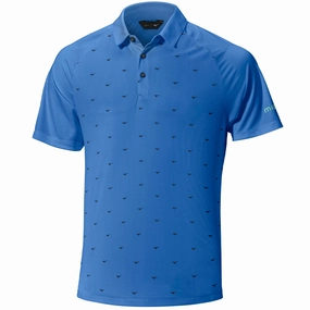 Light and Cozy Mizuno RB Polo Shirt - Dazzling Blue