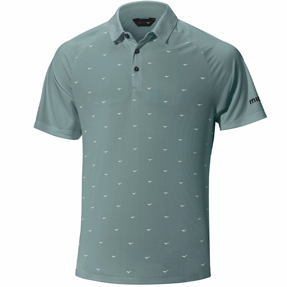 Low Profile Silhouette Mizuno RB Polo Shirt - Stormy Weather