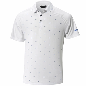 Cool and Comfortable Plus size clothing Mizuno RB Polo Shirt - White
