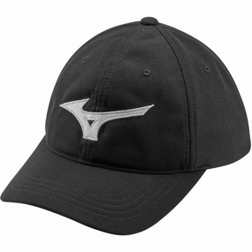 Mizuno Tour Adjustable Cap - Black/Light Grey Ultra light