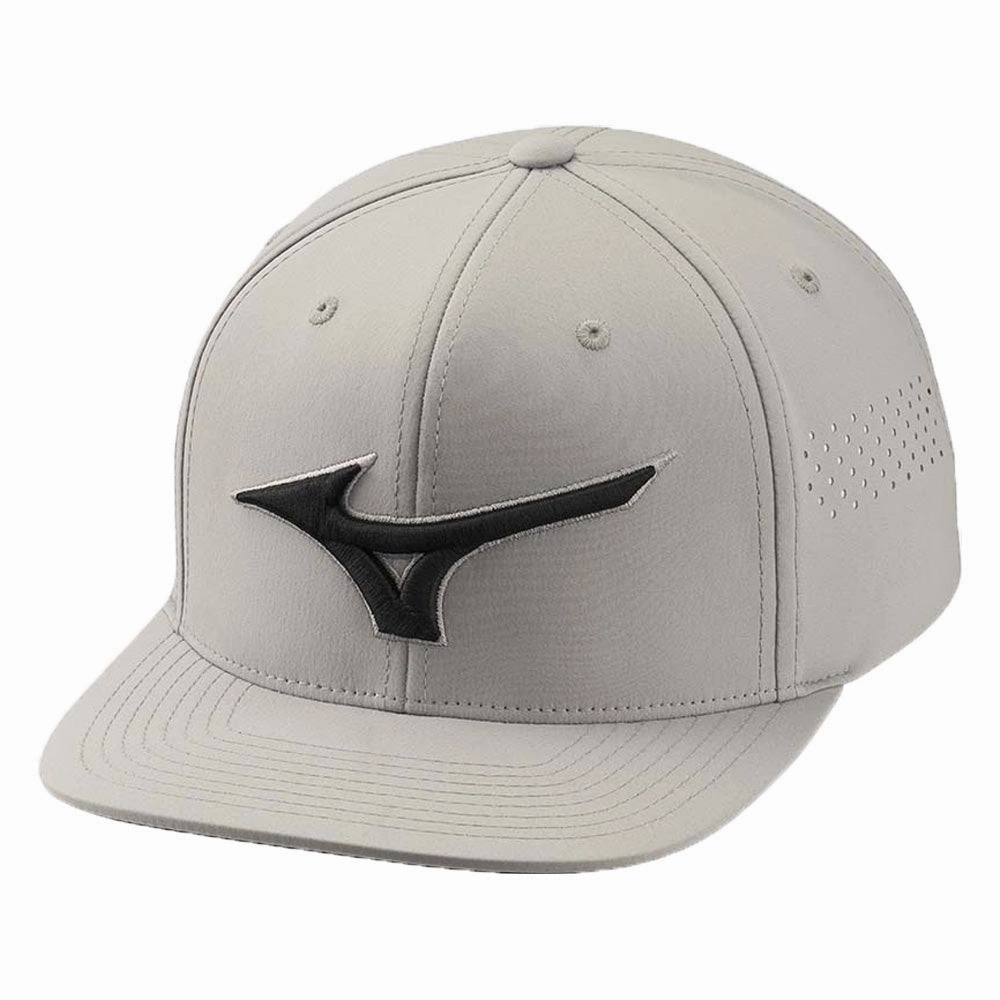Fashion Snap Mizuno Tour Flat Snapback Cap - Grey