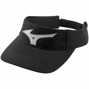 Playful Style Smooth Texture Mizuno Tour Visor - Black/Grey