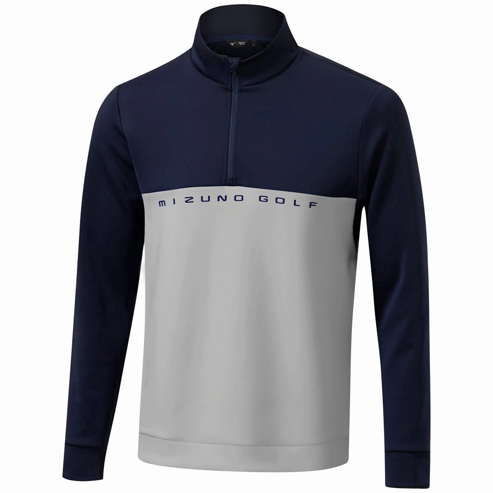 Mizuno Trace 1/4 Zip Pullover - Grey Office Appropriate