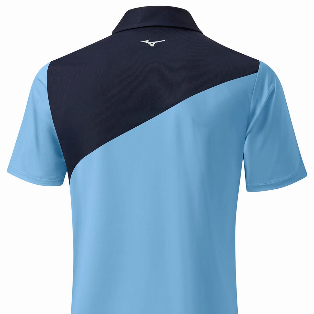 petite size Mizuno Trace Polo Shirt - Air Blue