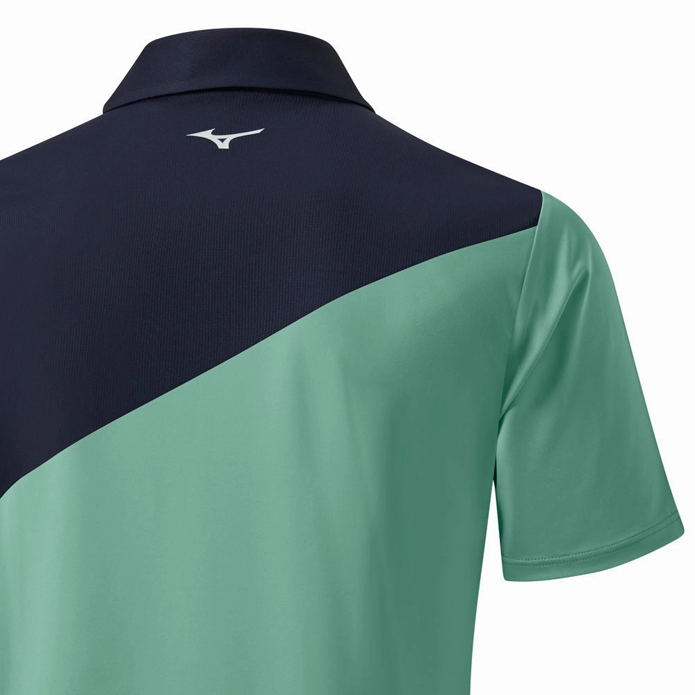 UV resistant spring fashion Mizuno Trace Polo Shirt - Canton Green