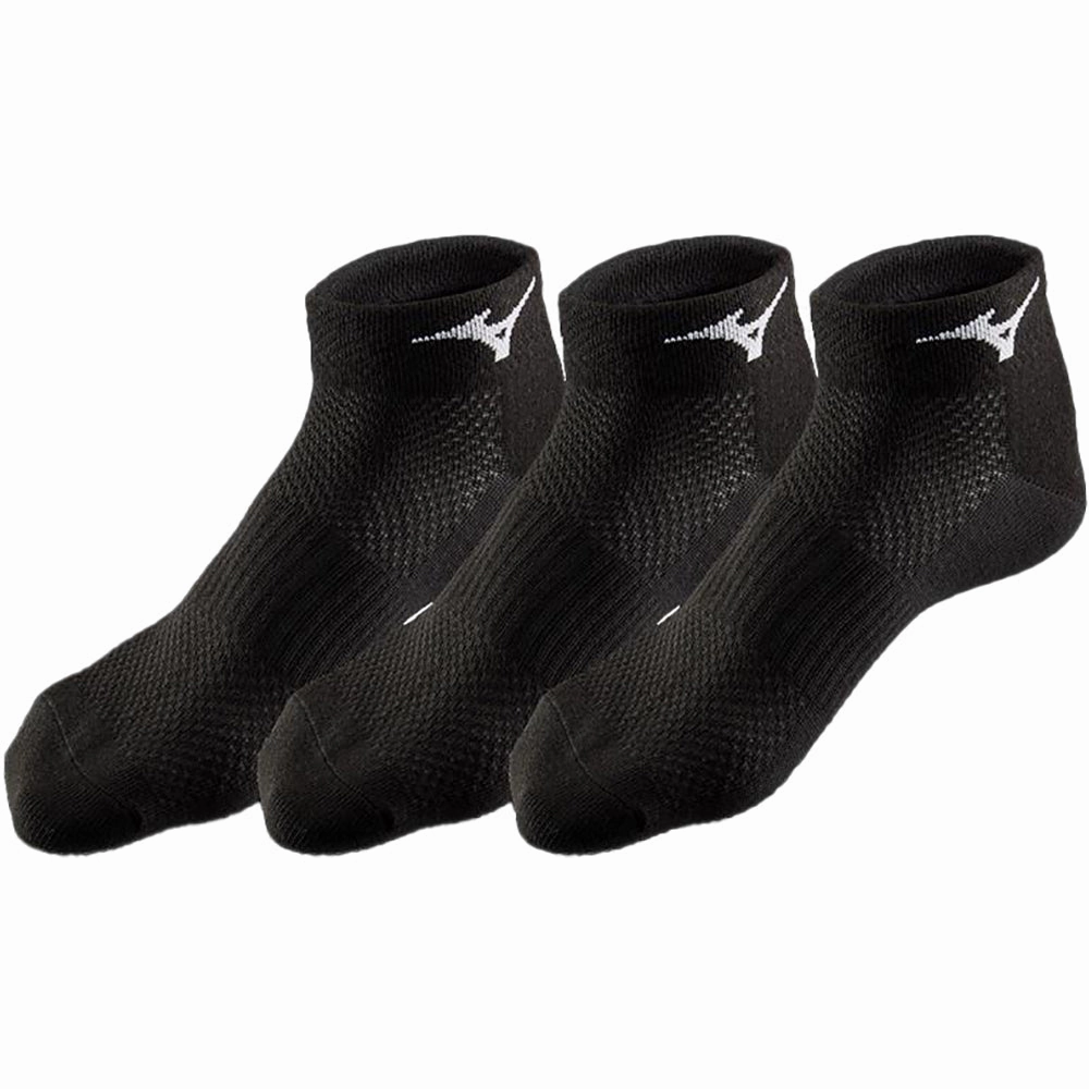 Mizuno Training Mid Socks (3 Pack) - Black design Method