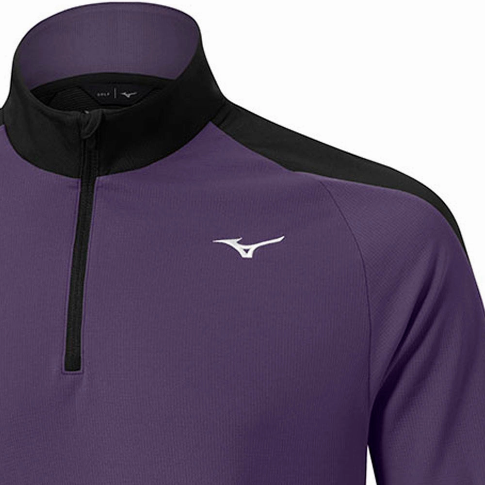 Cool Comfort Mizuno Winter Breeze 1/4 Zip Pullover - Purple