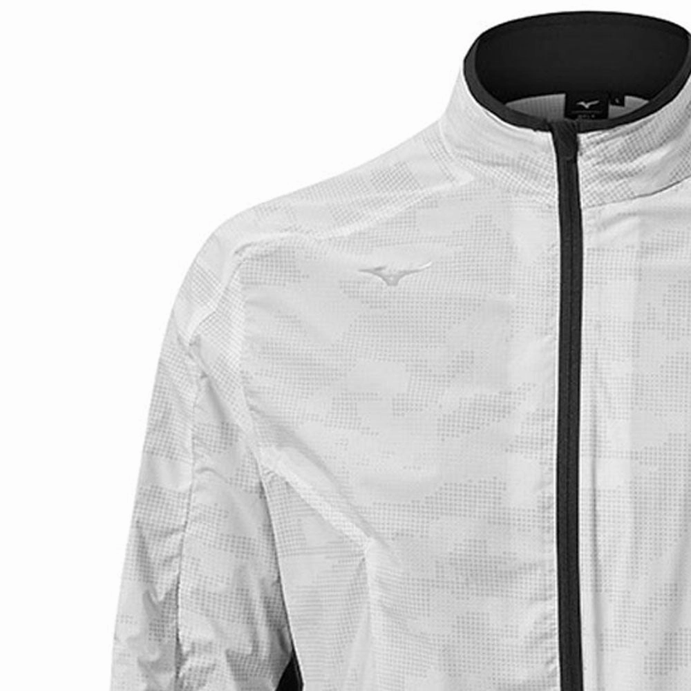 Mizuno Winter Stretch Full Zip Jacket - White Chill Look product quilted lining comfort
