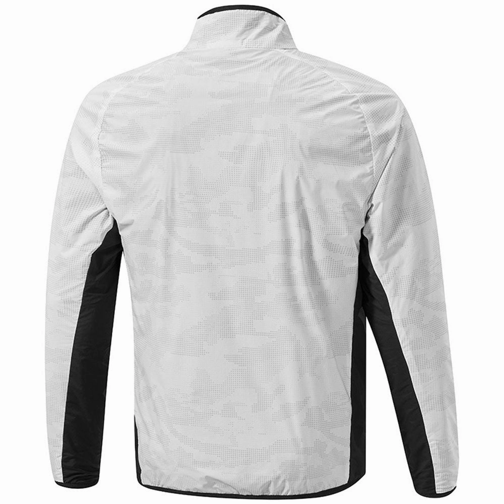 Mizuno Winter Stretch Full Zip Jacket - White Sporty Style