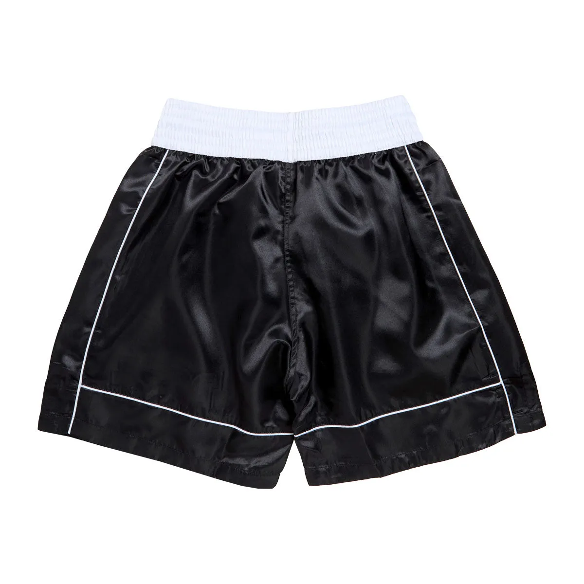 Deathwish Lamf Satin Boxing Shorts - Black Tagless label