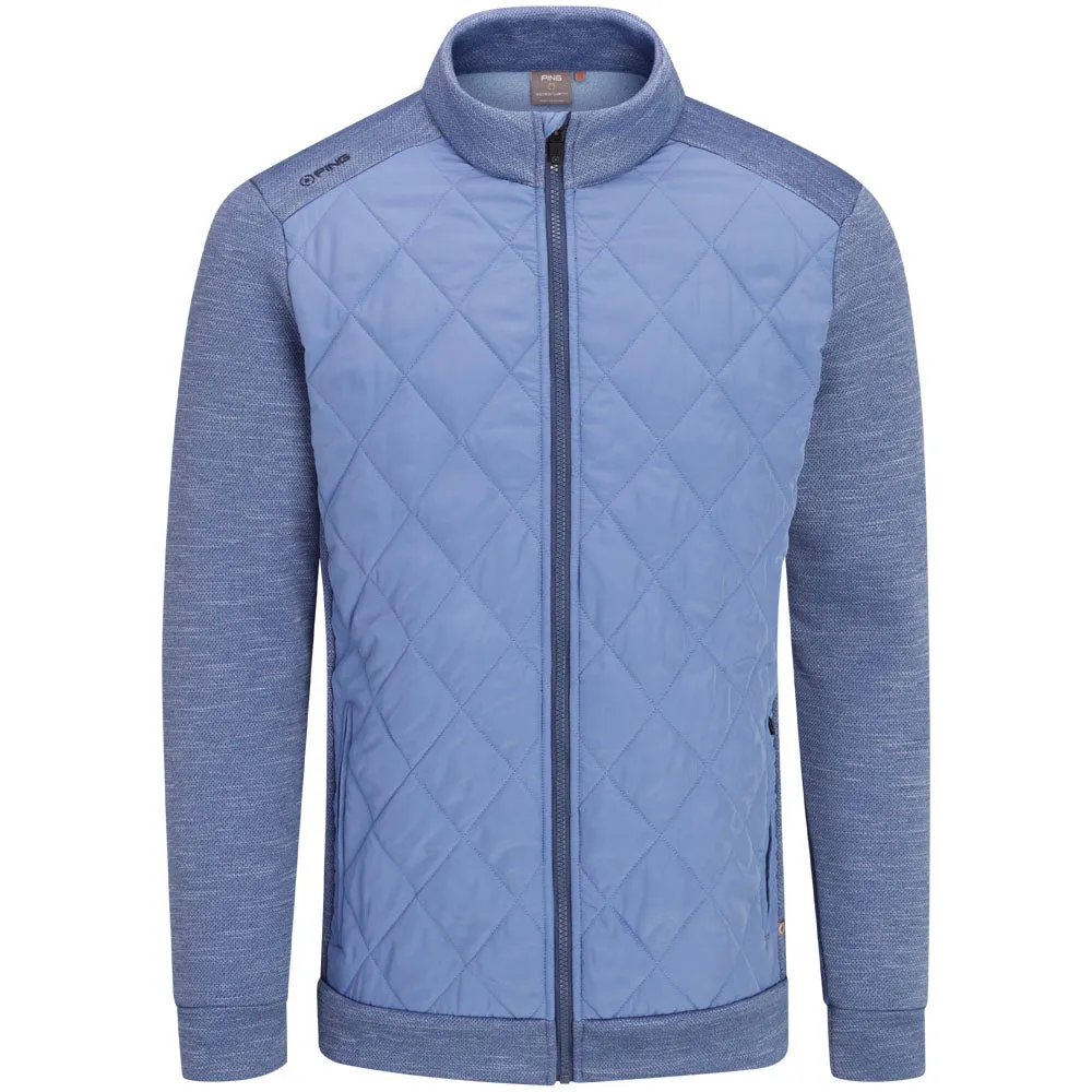 Recycled Polyester OdorResistantTreatment Ping Aaran Jacket - Airforce Marl/Airforce