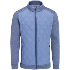 Recycled Polyester OdorResistantTreatment Ping Aaran Jacket - Airforce Marl/Airforce