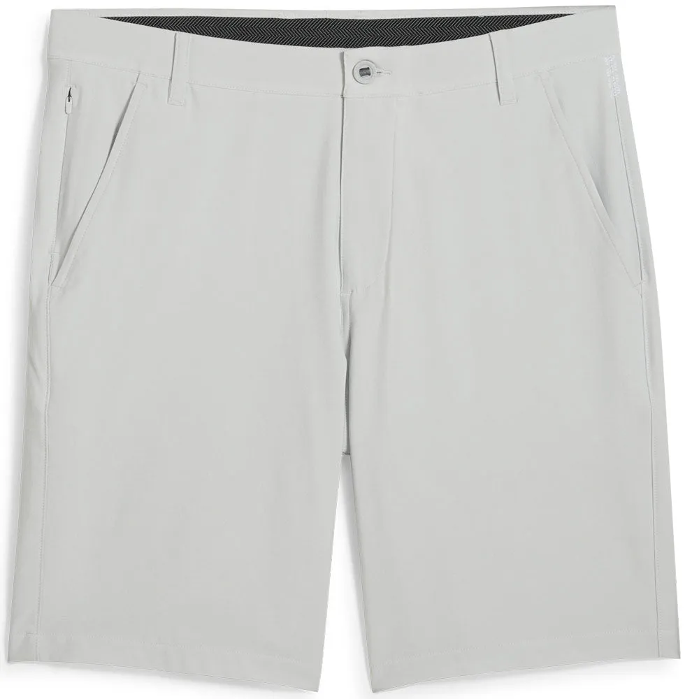 Puma 101 Solid Shorts 9" - Ash Gray Wrinkle Resistant Material Effortless Style