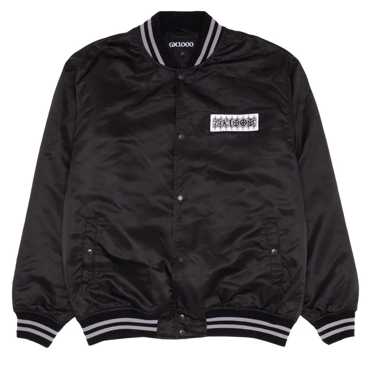 ThermalReflective GX1000 Satin Bomber Jacket - Black