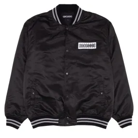 ThermalReflective GX1000 Satin Bomber Jacket - Black