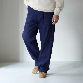 FOB FACTORY / 888 Denim Baker Pants Easy Layering Couple Look Smooth