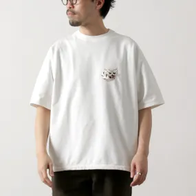 REMI RELIEF / SP processed Shelly Piled Short Sleeve Crew T-Shirt (Tiger) All-day style Hiking durability