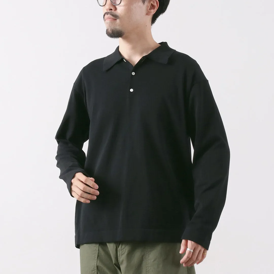 Breathable knit RYE TENDER / Yoke Polo Shirt