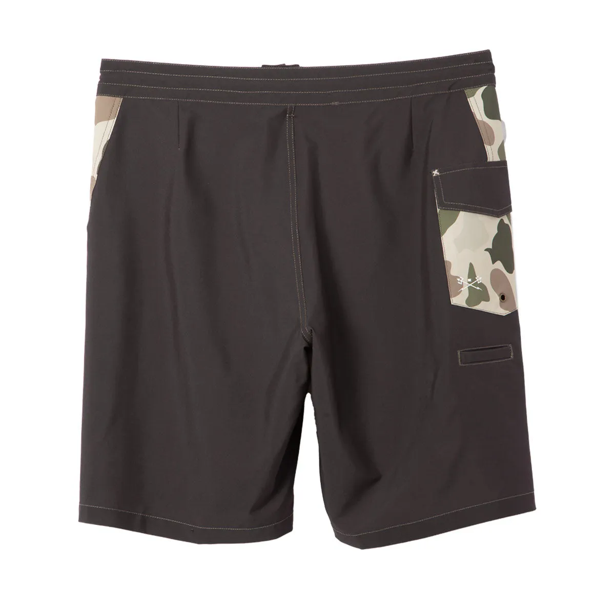 Dark Seas Deepwater Boardshorts - Camo/Black Non Binding Waist Comfortable Waistband