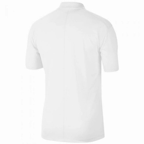 Sun Protection Breathable Cotton Fabric Nike Dri-Fit Victory Solid Polo Shirt - White