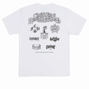 Creature Resurrection XX T-Shirt - White Plus size confidence Seasonal Layering