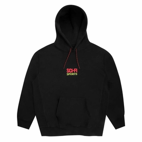 Family gathering wear Seamless Side Panels Sci-Fi Fantasy Sports Hoodie - Black
