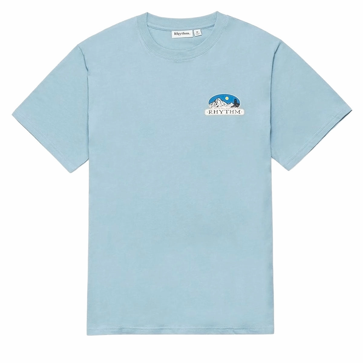 Basic Comfort Classic Wear Rhythm Horizon T-Shirt - Dusty Blue