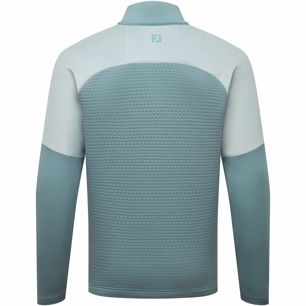 Long Sleeves Layer Essential FootJoy ThermoSeries Jacquard Midlayer - Grey/Green