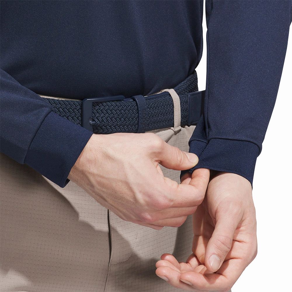 adidas Ultimate365 Cold.rdy Long Sleeve Polo Shirt - Collegiate Navy Comfort and Ease Seasonal Layer