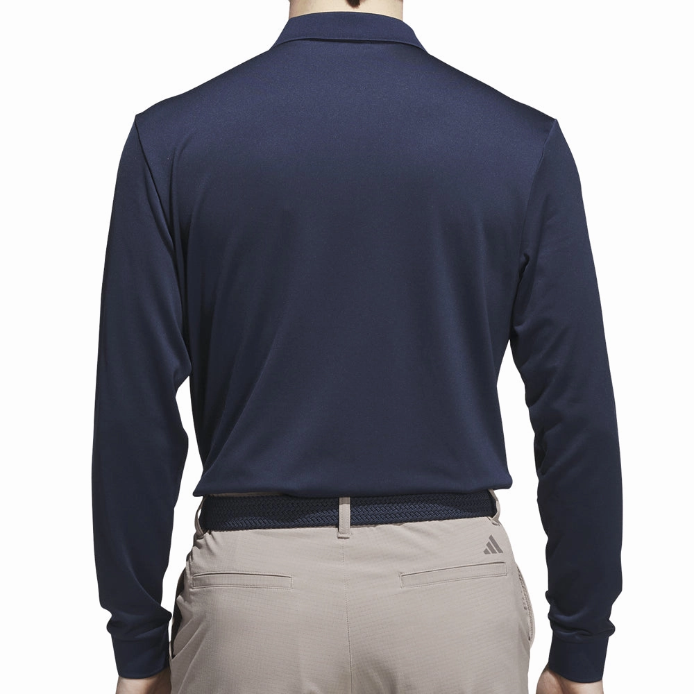 adidas Ultimate365 Cold.rdy Long Sleeve Polo Shirt - Collegiate Navy Casual Touch Summer Fashion