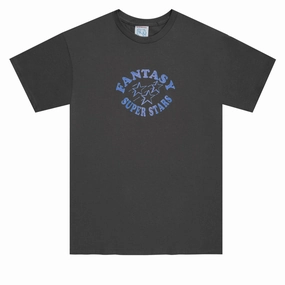 Ethically Sourced Materials Sci-Fi Fantasy Super Stars T-Shirt - Charcoal