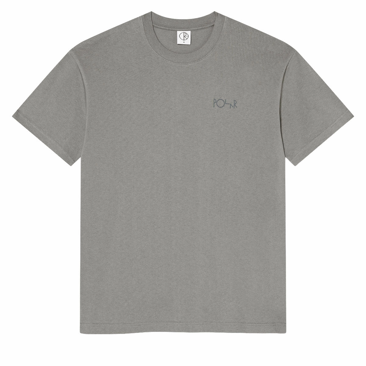 Polar Stroke Logo Contrast T-Shirt - Grey Cozy Look Wear Anti Odor Technology
