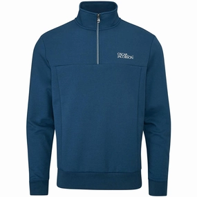 Relaxed Hoodie Oscar Jacobson Hawkes Tour II Midlayer - Teal