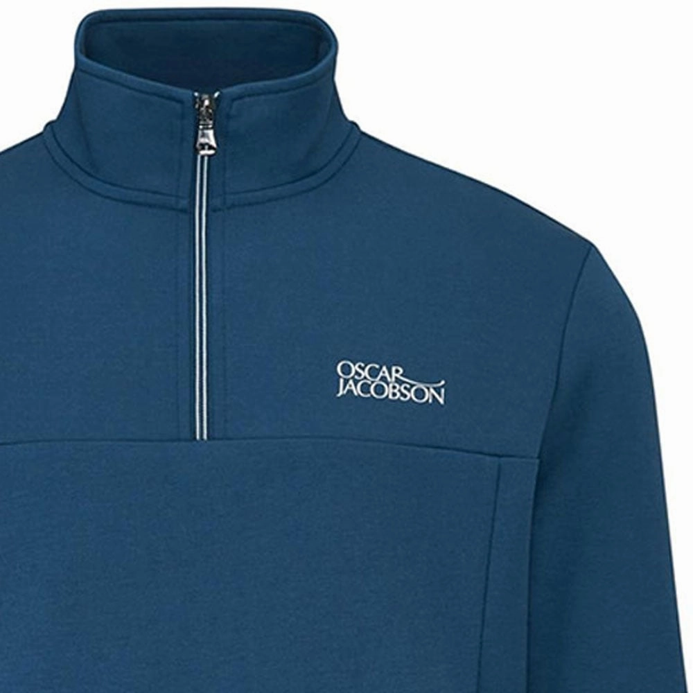 Oscar Jacobson Hawkes Tour II Midlayer - Teal Classic Hoodie