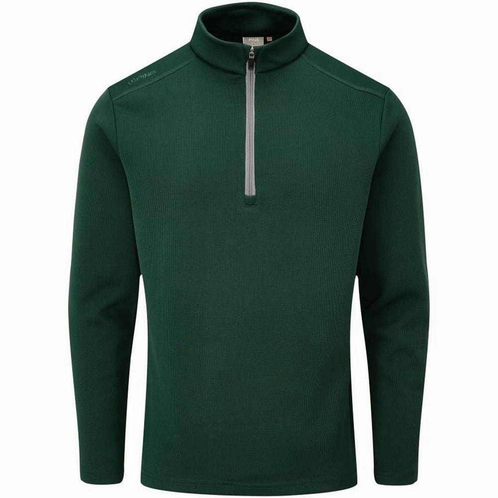Ping Ramsey 1/2 Zip Pullover - Pine Layering Piece