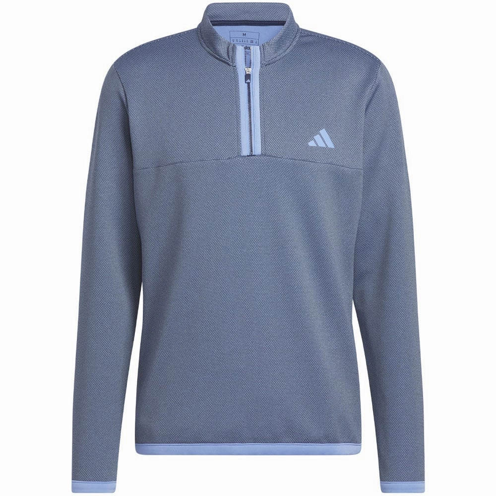 adidas Microdot 1/4 Zip Pullover - Collegiate Navy/Blue Fusion Daily Staple