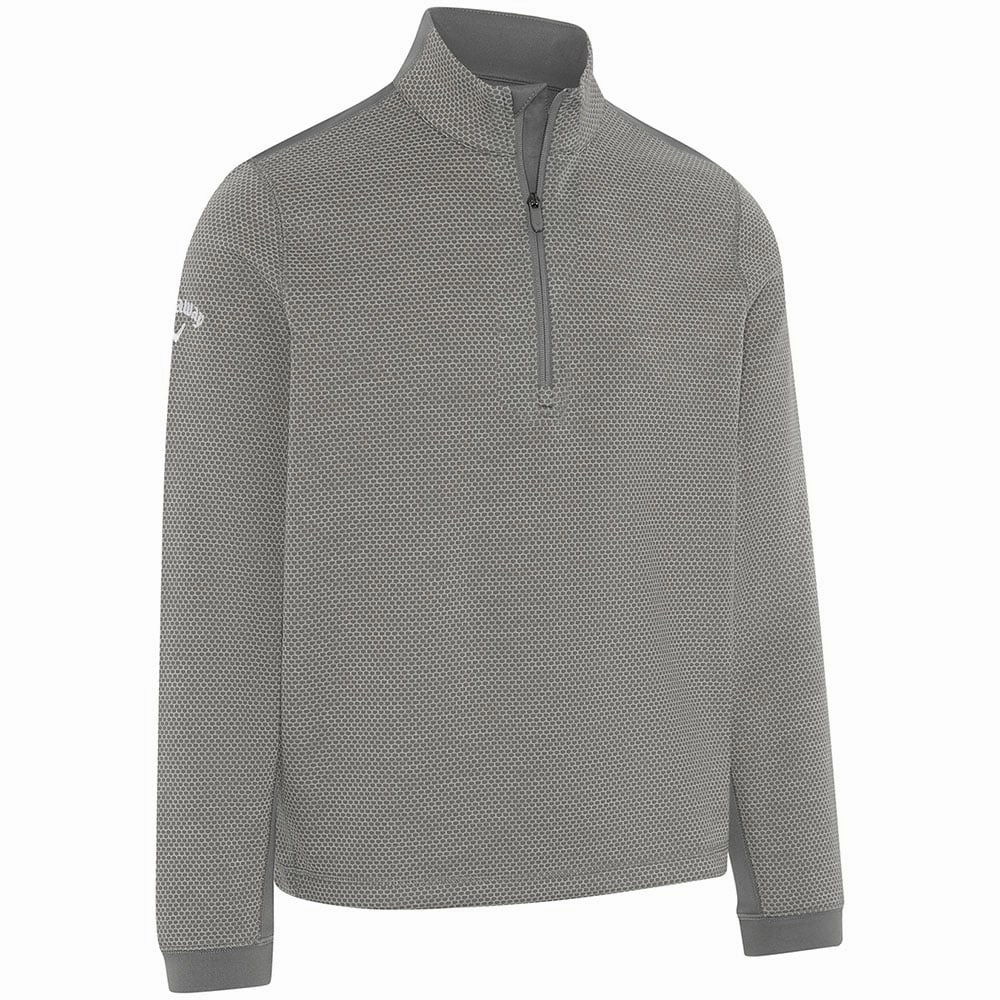 Callaway Hex 1/4 Zip Pullover - Medium Grey/Heather product earthy warmth Classic Minimal