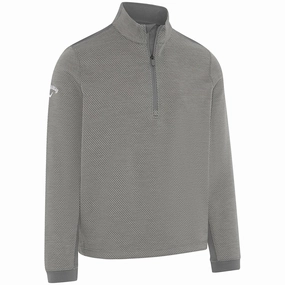 Callaway Hex 1/4 Zip Pullover - Medium Grey/Heather product earthy warmth Classic Minimal