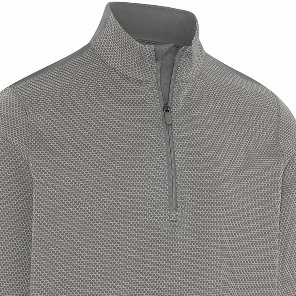 Personalized hot weather wear Callaway Hex 1/4 Zip Pullover - Medium Grey/Heather
