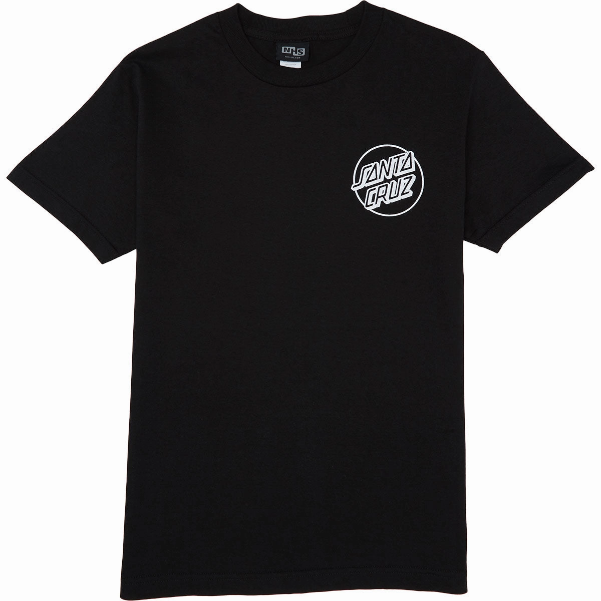 Santa Cruz Opus Dot T-Shirt - Black/White Relaxed Style