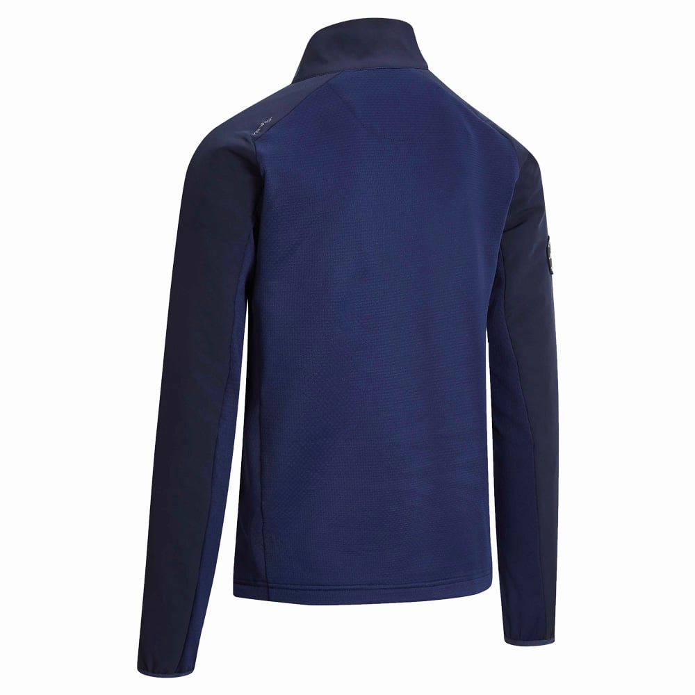 Callaway Theramore Mixed Media Pullover - Peacoat Earthy Tones