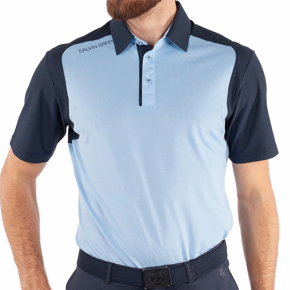 Classic Trend Look Active Trend Look Galvin Green Massimo Ventil8  Polo Shirt - Blue Bell/Navy
