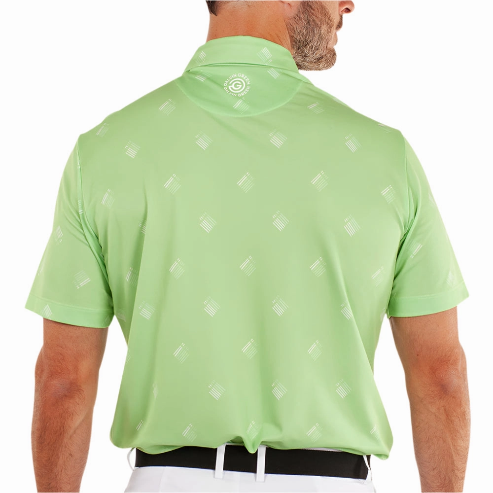 Office Attire Galvin Green Memo Polo Shirt - Fresh Green